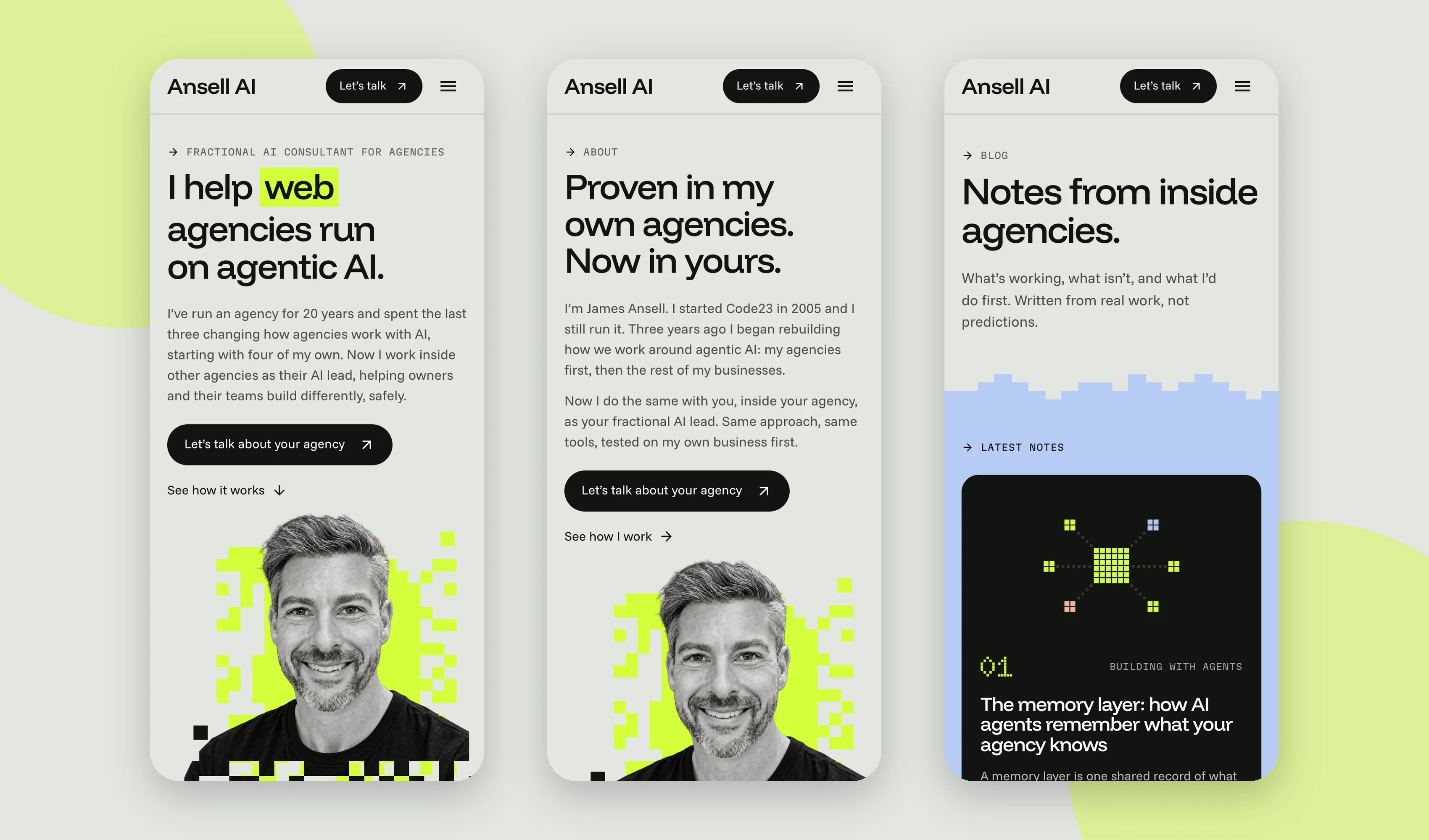Ansell AI responsive detail showcase