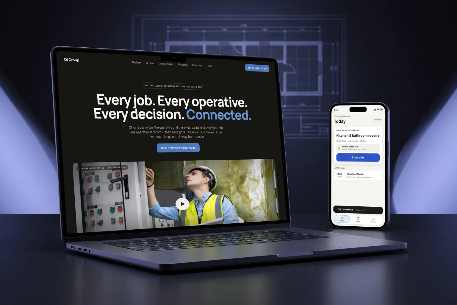 OI Group platform and field app